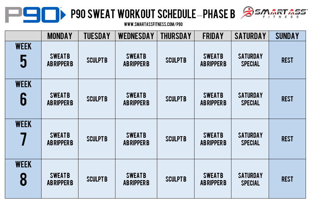 P90 Schedule